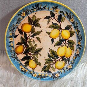 Lemon ThermoSaf Plate - Lemon Themed Plates for Zesty Summer